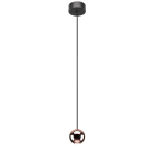 BRUMBERG - BALL LED-Pendell. rund, str.sw/rosè g. 230V 4,5W 3000K 38°