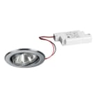 BRUMBERG - BRONNY LED-Einbaustr.set rund, chr.m. 230V 6W 3000K 38°