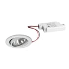 BRUMBERG - BRONNY LED-Einbaustr.set rund, ws.gl. 230V 6W 3000K 38°
