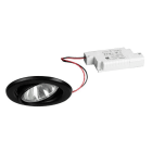 BRUMBERG - BRONNY LED-Einbaustr.set rund, sw.m. 230V 6W 3000K 38°