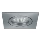 BRUMBERG - LED-Einbdownl. quadr. 350mA 6W 3000K IP54 edelst. m. V4A 38°