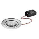 BRUMBERG - Einbdownl. rund 230V 6W 3000K IP54 edelst. m. V4A 38°