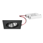 BRUMBERG - SEVEN-S LED-Einbaustr.set quadr. sw.m. 230V 7W 3000K 38°