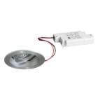 BRUMBERG - TIRRELdeep LED-Einbaustr.set rund, alu m. 230V 6W 3000K 38°