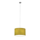 BRUMBERG - SOFT CUBE Pendell. rund, chr./ herbstgr. 230VAC E27 max.1x60W 280mm