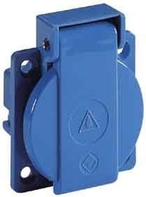 ABL-SURSUM - EB-Steckd. IP54 Anschluss von unten blau