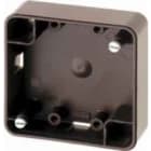 BERKER - INTEGRO Classic Aufputz-Gehäuse 1fach flache Ausführung braun glänzend