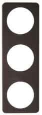 BERKER - Integro Classic Rahmen 3Fach Braun Matt