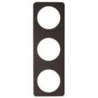 BERKER - Integro Classic Rahmen 3Fach Braun Matt