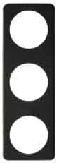 BERKER - INTEGRO Classic Rahmen 3fach schwarz matt