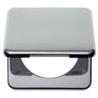 BERKER - INTEGRO Classic Rahmen 1fach mit Klappdeckel, chrom glänzend