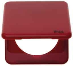 BERKER - INTEGRO Classic IP44 Rahmen 1fach ohne Dichtung, rot glänzend