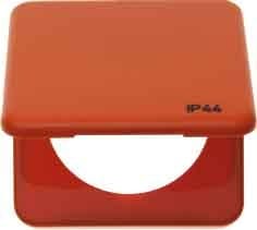 BERKER - INTEGRO Classic IP44 Rahmen 1fach ohne Dichtung, orange glänzend