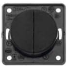 BERKER - INTEGRO Classic Doppeltaster schwarz matt