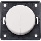 BERKER - INTEGRO Classic Doppeltaster polarweiß glänzend