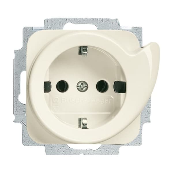 BUSCH-JAEGER - Busch-Servicesteckdose SCHUKO-Einsatz weiß - Busch-Duro 2000 SI