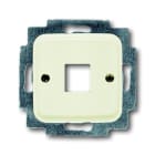 BUSCH-JAEGER - Zentralscheibe Modular-Jack-Einsatz 1-fach weiß - Duro 2000 SI