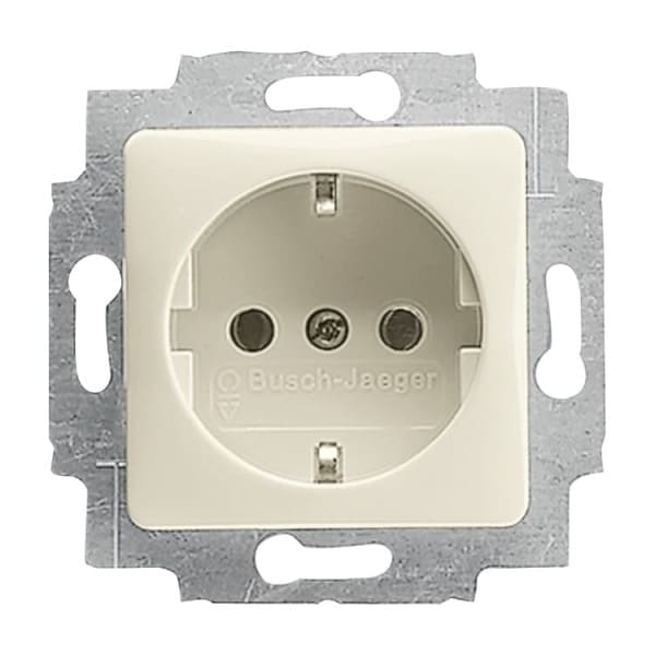 BUSCH-JAEGER - SCHUKO Steckdosen-Einsatz 50 x 50 mm weiß - Duro 2000 SI