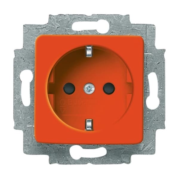 BUSCH-JAEGER - SCHUKO Steckdosen-Einsatz 50 x 50 mm orange - Reflex SI