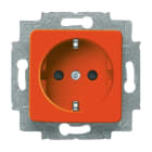 BUSCH-JAEGER - SCHUKO Steckdosen-Einsatz 50 x 50 mm orange - Reflex SI