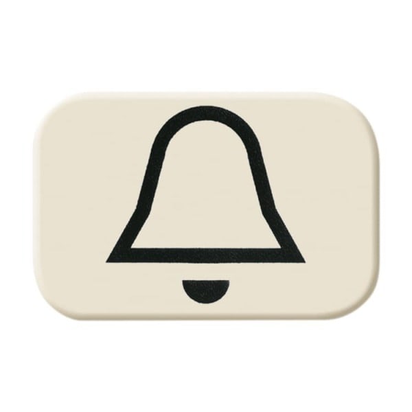 BUSCH-JAEGER - Tastersymbol mit Symbol Klingel weiß - Busch-Duro 2000 SI