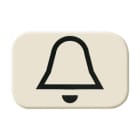 BUSCH-JAEGER - Tastersymbol mit Symbol Klingel weiß - Busch-Duro 2000 SI