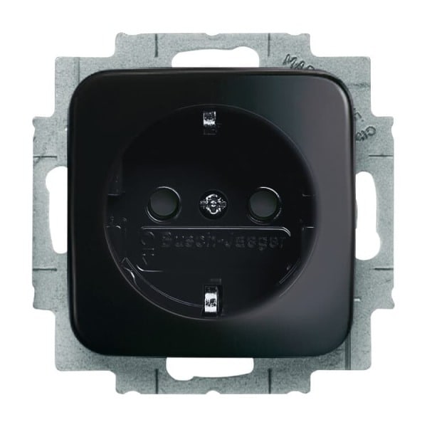 BUSCH-JAEGER - SCHUKO Steckdosen-Einsatz Safety+ schwarz - Reflex SI