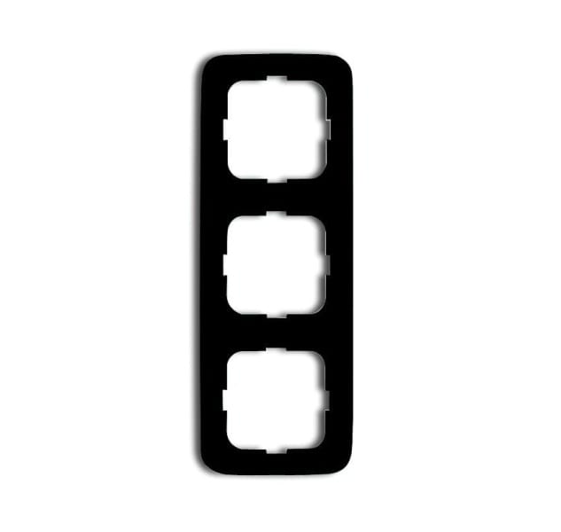 BUSCH-JAEGER - Abdeckrahmen 3-fach schwarz - Reflex SI