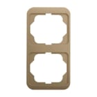 BUSCH-JAEGER - Abdeckrahmen 2-fach bronze - alpha nea
