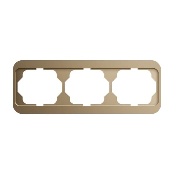 BUSCH-JAEGER - Abdeckrahmen 3-fach bronze - alpha nea