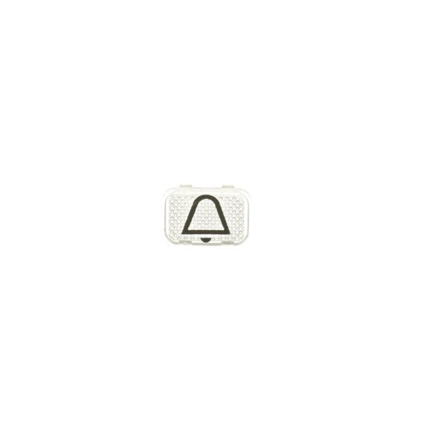 BUSCH-JAEGER - Tastersymbol mit Klingel Symbol transparent - balance / Reflex / Duro 2000