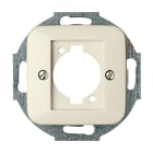 BUSCH-JAEGER - Zentralscheibe mit Tragring Steckverbinder Neutrik/XLR weiß - Duro 2000 SI