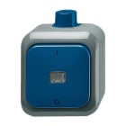 BUSCH-JAEGER - Wippschalter 2-poliger Schalter blau - Busch-Duro 2000 WDI