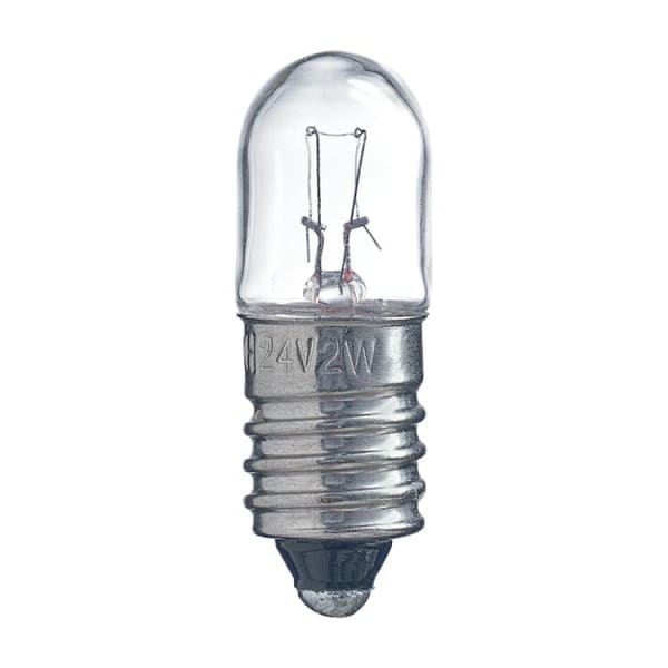BUSCH-JAEGER - Glühlampe mit E 10 Gewinde für Lichtsignale weiß 83 mA 24 V