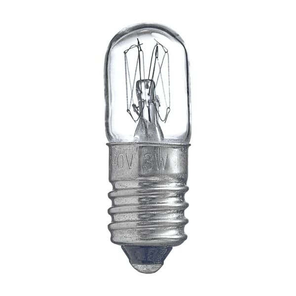 BUSCH-JAEGER - Glühlampe mit E 10 Gewinde lichtstark für Lichtsignale weiß 12.5 mA 240 V