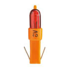 BUSCH-JAEGER - Glimmlampe Schalter/Taster rot Glühlampe 8 V orange