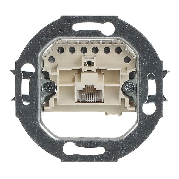 BUSCH-JAEGER - Anschlussdosen-Einsatz UAE 8-polig Cat 3 RJ45 8(8)-Stecker 1-fach weiß