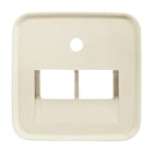 BUSCH-JAEGER - Zentralscheibe UAE/IAE (ISDN) 2-fach weiß - Duro 2000 SI
