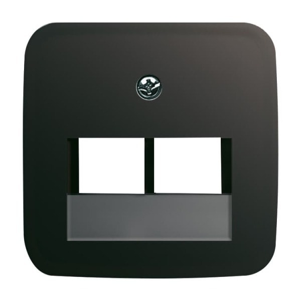 BUSCH-JAEGER - Zentralscheibe UAE/IAE (ISDN) 2-fach schwarz - Reflex SI