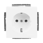 BUSCH-JAEGER - SCHUKO Steckdosen-Einsatz studioweiß - Plattform 63