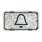 BUSCH-JAEGER - Tastersymbol mit Symbol ''Klingel'' transparent klar - Allwetter 44 (IP44) / ocean