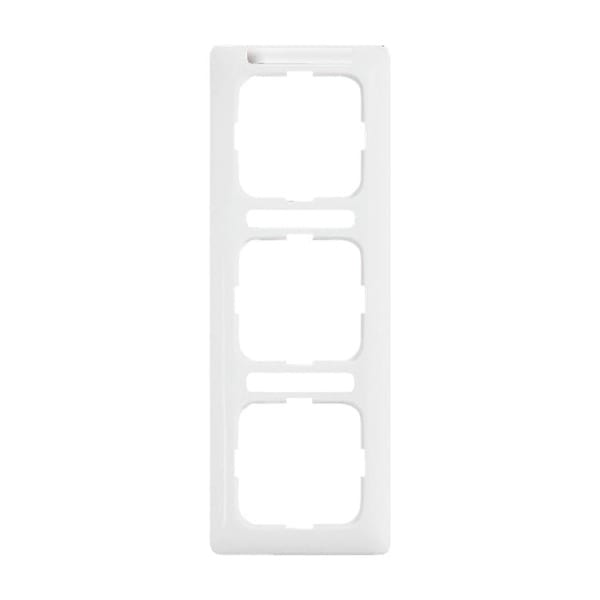 BUSCH-JAEGER - Abdeckrahmen mit Sichtfenster senkrecht 3-fach alpinweiß - Reflex SI Linear