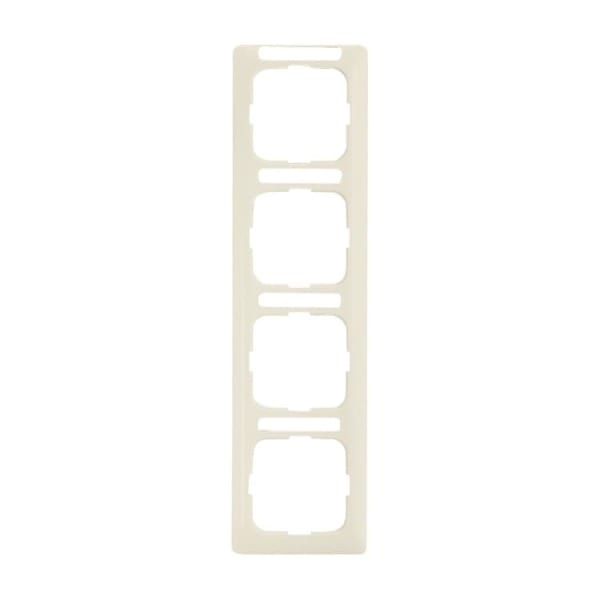 BUSCH-JAEGER - Abdeckrahmen mit Sichtfenster senkrecht 4-fach weiß - Busch-Duro 2000 SI Linear