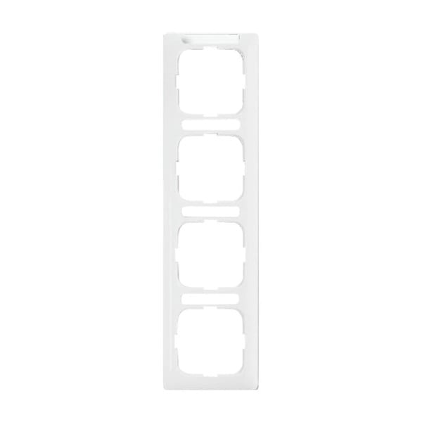 BUSCH-JAEGER - Abdeckrahmen mit Sichtfenster senkrecht 4-fach alpinweiß - Reflex SI Linear