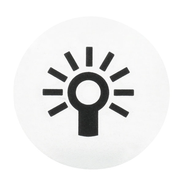 BUSCH-JAEGER - Selbstklebendes abtastbares Symbol Licht - Plattform 63