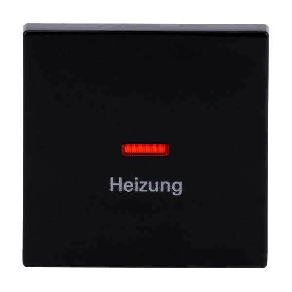 BUSCH-JAEGER - Wippe mit Aufdruck Heizung mit roter Kalotte anthrazit - Plattform 63