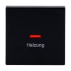 BUSCH-JAEGER - Wippe mit Aufdruck Heizung mit roter Kalotte anthrazit - Plattform 63