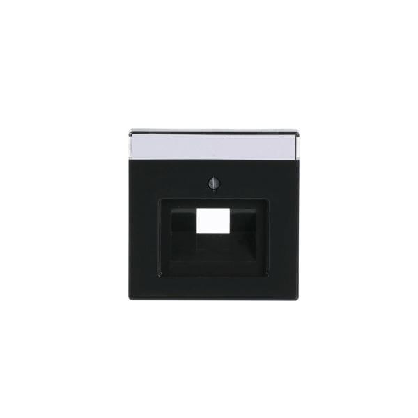 BUSCH-JAEGER - Zentralscheibe 1-fach UAE-Anschlussdose anthrazit - Plattform 63