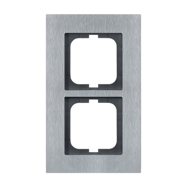 BUSCH-JAEGER - Abdeckrahmen 2-fach edelstahl - carat