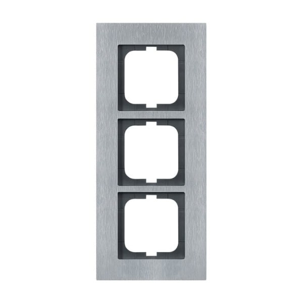 BUSCH-JAEGER - Abdeckrahmen 3-fach edelstahl - carat